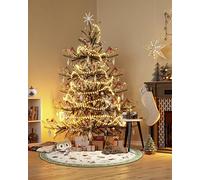 Villeroy & Boch Tapis Design Nostalgic Shine Rond - Toy's Delight - Couverture d'arbre de Noël et Sapin de Noël pour Salon, Chambre à Coucher, Salle à Manger, Couloir - Vert Multicolore, 200 cm