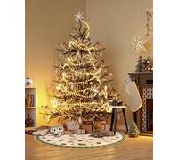 Villeroy & Boch Tapis Design nostalgique Rond - Toy's Delight - Couverture d'arbre de Noël et Sapin de Noël pour Salon, Chambre à Coucher, Salle à Manger, Couloir - Vert Multicolore - 150 cm