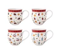 Villeroy & Boch Tasse Toy's Delight 4 pièces Blanc-rouge