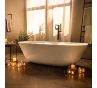 Villeroy & Boch Theano Baignoire en îlot, ovale, UBQ175ANH7F200V-01,