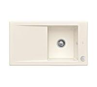 Villeroy & Boch Timeline évier encastrable 330702KR avec garniture de vidage et actionnement excentrique, Crema