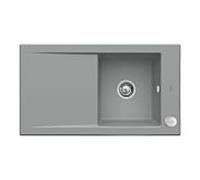 Villeroy & Boch Timeline évier encastrable 330702SL avec garniture de vidage et actionnement excentrique, Pierre