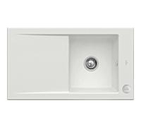 Villeroy & Boch Timeline évier encastrable 330702SM avec garniture de vidage et actionnement excentrique, vapeur