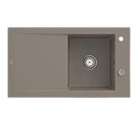 Villeroy & Boch Timeline évier encastrable 330702TR avec garniture de vidage et actionnement excentrique, Bois