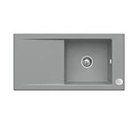Villeroy & Boch Timeline évier encastrable 679002SL avec garniture de vidage et actionnement excentrique, Pierre