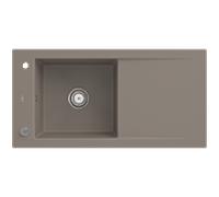 Villeroy & Boch Timeline évier encastrable 679002TR avec garniture de vidage et actionnement excentrique, Bois
