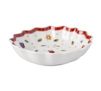 Villeroy & Boch - Toy’s Delight coupelle multicolore, résistante au four à micro-ondes, déco de Noël, plat creux de service, petit bol à dips de Noël, porcelaine Premium