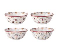 Villeroy & Boch - Toy’s Delight ensemble de coupes anniversaire 4 pièces multicolores, set de bols pour 4 personnes, bols, vaisselle de Noël, porcelaine premium