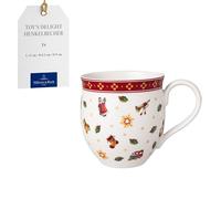 Villeroy & Boch - Toy’s Delight mug à anse, mug petit, tasse de Noël, tasse à café, tasse pour boissons chaudes, tasse Winter Toys de Noël, tasse hivernale, mug à café de Noël, porcelaine