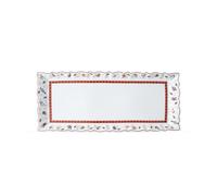 Villeroy & Boch - Toy’s Delight Plat à gâteau rectangulaire, Plat rectangulaire en Porcelaine Premium, adapté au Four à Micro-Ondes, Multicolore/Rouge/Blanc, 39 x 16 cm