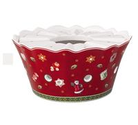 Villeroy & Boch - Toy’s Delight réchaud multicolore, réchaud pour thé, chauffe-théière, vaisselle de Noël, motif de Noël, porcelaine premium