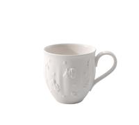 Villeroy & Boch - Toy’s Delight Royal Classic Mug avec Anse, Grande Tasse au Motif en Relief, Porcelaine Premium, 0,5 l, Blanc