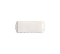 Villeroy & Boch - Toy’s Delight Royal Classic Plat à gâteau rectangulaire, Plat de Service rectangulaire avec Motif en Relief, Porcelaine Premium, 40 x 16 cm, Blanc