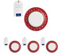 Villeroy & Boch - Toy’s Delight Specials assiette plate, grande assiette avec motif de Noël, assiette en porcelaine, vaisselle de Noël, 27 cm Ø, résistant au lave-vaisselle et au four à micro-ondes