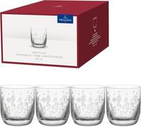 Villeroy & Boch - Toy’s Delight verre à schnaps, ensemble de 4 pcs, ensemble de verres à schnaps, verres à shot, verres à liqueur, verres avec un motif de Noël, résistant au lave-vaisselle