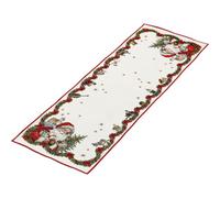 Villeroy & Boch - Toy’s Fantasy Chemin de Table Gobelin XL, 49 x 143 cm, Chemin de Table avec Motif de Père Noël en Coton et Polyester, Multicolore, Grand, Lavable en Machine