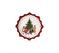 Villeroy & Boch - Toy’s Fantasy, coupe ovale grande, Père Noël et enfants, 30,5 x 20 x 5cm, Porcelain Premium, multicolore
