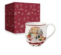Villeroy & Boch - Toy’s Fantasy mug en relief avec motif de magasin de jouets, mug de Noël, tasse de Noël, tasse à café, tasse hivernale, tasse pour boissons chaudes, porcelaine