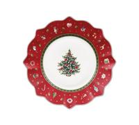 Villeroy & Boch Assiette Toy's Delight Ø24.4 cm Blanc-rouge