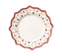 Villeroy & Boch – Assiette plate Toy's Delight – Porcelaine Premium 29 cm Blanc/Rouge