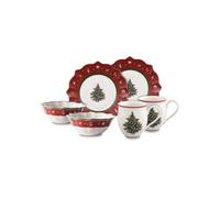 Villeroy & Boch - Toy's Delight Breakfast for 2 rouge, set 6pces 36x25x14cm