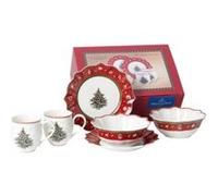 Villeroy & Boch - Toy's Delight Breakfast for 2 rouge, set 6pces 36x25x14cm rouge G