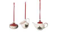 Villeroy & Boch Toy's Delight Décoration Ornements Set à café 3pcs 6,3cm