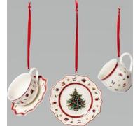 Villeroy & Boch Toy's Delight Décoration Ornements Set de vaisselle 3pcs. 6,3cm