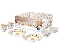 Villeroy & Boch - Toys Delight Ensemble pour le petit-déjeuner pour 2 personnes, 6 pièces, vaisselle de Noël pour 2 personnes dans l’édition anniversaire, porcelaine, blanc