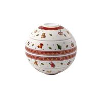Villeroy & Boch - Toy’s Delight La petite Boule, 5 pcs ensemble de vaisselle en porcelaine, vaisselle de Noël, ensemble de coupes, 14 cm Ø, résistant au lave-vaisselle, convient au four à micro-ondes