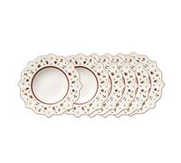 Villeroy & Boch Toy's Delight Lot de 6 Assiettes Creuses. Blanc