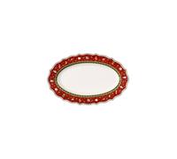 Villeroy & Boch Toy's Delight Plat de service moyen, Porcelaine Premium, Rouge