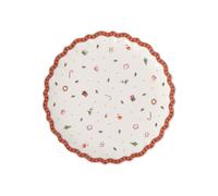 Villeroy & Boch - Toy's Delight Présentoir À Gâteau Rouge et Blanc, Compatible Micro-Ondes, Article De Noël, Decoration, Déco Noël Interieur Maison, Décoration Noël Table, Porcelaine Haut De Gamme