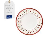 Villeroy & Boch - Toy's Delight Specials Assiette plate, vaisselle de Noël, porcelaine premium, idéal pour combiner et offrir, fabriqué en Allemagne, résistant au lave-vaisselle