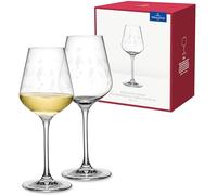 Villeroy & Boch - Toy's Delight Verre à Vin Blanc 2 Pièces Transparent, Garanti Lave-Vaisselle, Verres à Vin, Verre Toys Delight, Verre a Vin De Noël, Verres De Noel, Service à Vin, Cristallin