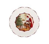 Villeroy & Boch Toy's Fantasy Assiette à pâtisserie grande : Le Père Noël apporte des cadeaux 42cm