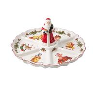 Villeroy & Boch - Toy's Fantasy Assiette Spéciale Rouge et Blanc, Compatible Micro-Ondes, Article De Noël, Decoration, Déco Noël Interieur Maison, Décoration Noël Table, Porcelaine Haut De Gamme