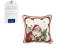 Villeroy & Boch - Toy's Fantasy Coussin réversible Gobelin, Coussin Motif de Père Noël, Multicolore, 45 x 45 x 6,5 cm, Coton, Lavable en Machine