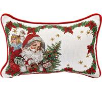 Villeroy & Boch - Toy's Fantasy Coussin réversible Gobelin, Coussin Motif de Père Noël, Multicolore, 32 x 48 cm, Coton, Lavable en Machine