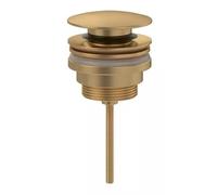 Villeroy & Boch Universal bouchon de vidage - push to open - Rond - or brossé mat (or) TVP00000302076