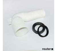 Villeroy & Boch Universal Coude de raccordement, pour cuvette au sol, 87110000,