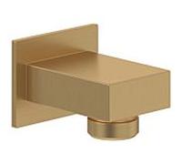 Villeroy & Boch Universal Coude mural pour douches TVC00045700076 carré, montage mural, or brossé