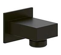Villeroy & Boch Universal Coude mural pour douches TVC000457000K5 carré, montage mural, noir mat