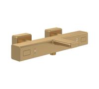 Villeroy & Boch – Robinet thermostatique bain TVT00000200076 carré réglable or brossé
