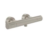 Villeroy & Boch Universal Taps & Raccords thermostat de douche TVS00001700064 rond, montage mural, nickel brossé noir