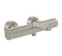 Villeroy & Boch Mitigeur thermostatique de baignoire TVT00000100064 universel rond nickel brossé