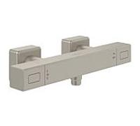 Villeroy & Boch Universal robinets & Raccords thermostat de douche TVS00001800064 carré, montage mural, nickel brossé noir