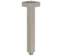 Villeroy & Boch Universal Showers bras de douche TVC00045454064 carré, montage au plafond, nickel brossé noir