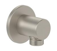 Villeroy & Boch Universal Coude mural pour douches TVC00045600064 Rond, montage mural, nickel brossé noir