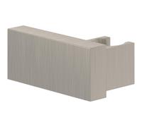 Villeroy & Boch Universal Showers support de douchette TVC00045900064 carré, montage mural, nickel brossé noir